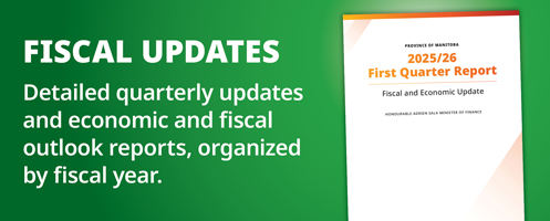 Fiscal Updates. Detailed quarterly updates and economic and fiscal outlook reports, organized by fiscal year.