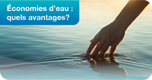 �conomies d'eau&nbsp;: quels avantages?