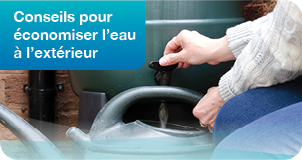 Conseils pour �conomiser l'eau � l'ext�rieur