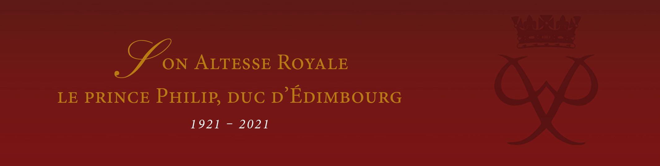 d�c�s de Son Altesse Royale le prince Philip, duc d'�dimbourg