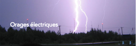 Orages &eacute;lectriques