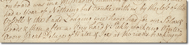 a page of Knight&rsquo;s letter to W. C. Stanton dated June 30, 1715