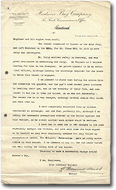 Page 2 of 2 of letter from Captain Mack to the Governor and Committee of the Hudson&rsquo;s Bay Company