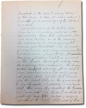 diary entry