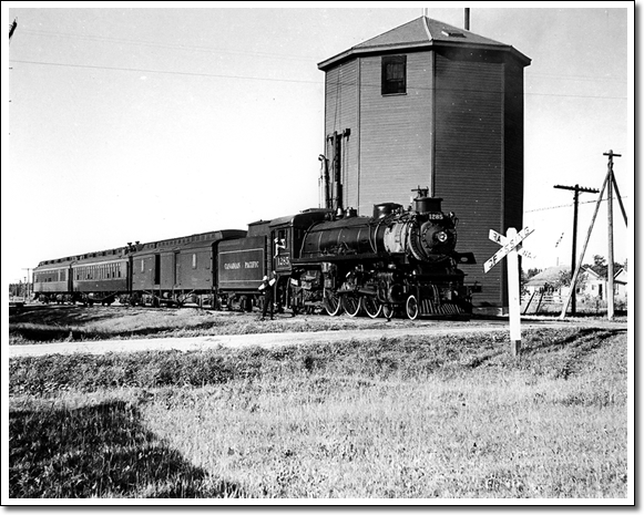 Ch&acirc;teau d'eau de la Canadian Pacific Railway &agrave; Clearwater