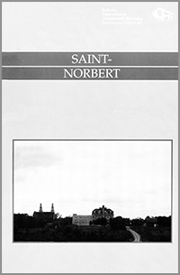 Couverture du d�pliant de Saint-Norbert avec photo de l'horizon de Saint-Norbert
