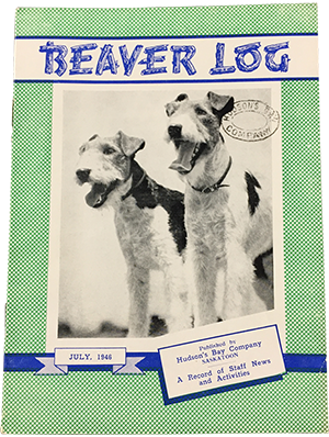 &ldquo;The  Beaver Log&rdquo; newsletter, July 1946, cover