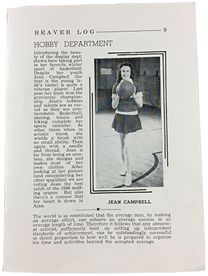 &ldquo;The  Beaver Log&rdquo; newsletter, July 1946, page 9