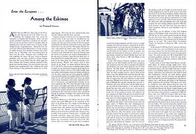 &ldquo;Enter the Europeans&hellip;Among the  Eskimos&rdquo;