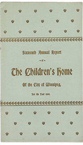 Selected  records from the Children&rsquo;s Home of Winnipeg fonds