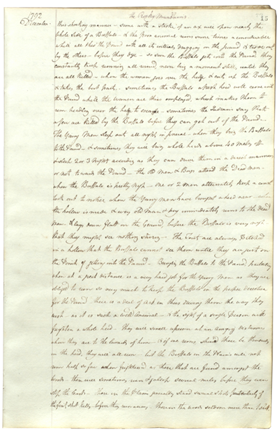 &ldquo;Journal of a Journey over Land from Buckingham House to the Rocky Mountains in 1792 a 3 by Peter Fidler&rdquo;